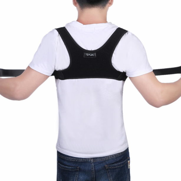 TAKUBOTA かんたん調整 猫背矯正 姿勢矯正ベルト 背筋矯正サポーター 男女兼用 NEKO-003 Mサイズ