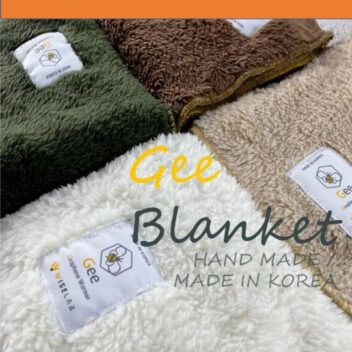 Gee Wool Max Blanket ホワイト（ウールマックス ブランケット）ホワイト 120cm×70cm